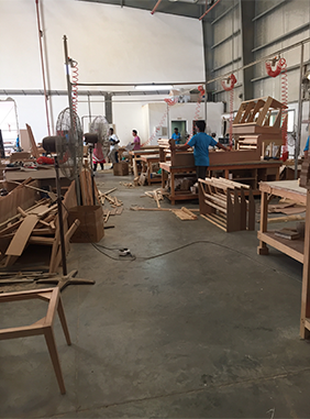 furniture factory manifacturing area